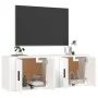 Wand-TV-Möbel 2 Stück weiß 57x34,5x40 cm von vidaXL, TV-Möbel - Ref: Foro24-3188334, Preis: 74,97 €, Rabatt: %
