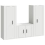 3-teiliges TV-Möbelset aus weißem Sperrholz von vidaXL, TV-Möbel - Ref: Foro24-3188742, Preis: 147,55 €, Rabatt: %