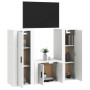 3-teiliges TV-Möbelset aus weißem Sperrholz von vidaXL, TV-Möbel - Ref: Foro24-3188742, Preis: 147,55 €, Rabatt: %