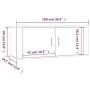 Set de muebles de TV 2 pzas madera contrachapada blanco brillo de vidaXL, Muebles TV - Ref: Foro24-3188736, Precio: 133,50 €,...