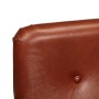 Sillón butaca de cuero auténtico marrón