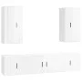 Set TV-Möbel 5 Stück Sperrholz glänzend weiß von vidaXL, TV-Möbel - Ref: Foro24-3188680, Preis: 226,42 €, Rabatt: %
