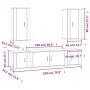 Set TV-Möbel 5 Stück Sperrholz glänzend weiß von vidaXL, TV-Möbel - Ref: Foro24-3188680, Preis: 226,42 €, Rabatt: %