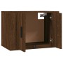 TV-Möbelset 3-teilig, braunes Eichensperrholz von vidaXL, TV-Möbel - Ref: Foro24-3188389, Preis: 112,74 €, Rabatt: %