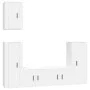 5-teiliges TV-Möbelset aus weißem Sperrholz von vidaXL, TV-Möbel - Ref: Foro24-3188774, Preis: 217,07 €, Rabatt: %