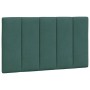 Estructura de cama sin colchón terciopelo verde oscuro 80x200cm