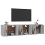Wand-TV-Schränke 3 Stück Sonoma grau 57x34,5x40 cm von vidaXL, TV-Möbel - Ref: Foro24-3188348, Preis: 128,64 €, Rabatt: %