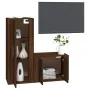 TV-Möbelset 2-teilig, braunes Eichensperrholz von vidaXL, TV-Möbel - Ref: Foro24-3188725, Preis: 98,13 €, Rabatt: %