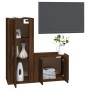 TV-Möbelset 2-teilig, braunes Eichensperrholz von vidaXL, TV-Möbel - Ref: Foro24-3188725, Preis: 99,32 €, Rabatt: %