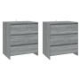 Aparador de 3 piezas madera manufacturada gris Sonoma de vidaXL, Aparadores - Ref: Foro24-3098071, Precio: 257,60 €, Descuent...