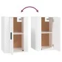 Set de muebles de TV 2 piezas madera contrachapada blanco de vidaXL, Muebles TV - Ref: Foro24-3188390, Precio: 75,87 €, Descu...