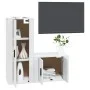 2-teiliges TV-Möbelset Sperrholz weiß von vidaXL, TV-Möbel - Ref: Foro24-3188718, Preis: 91,51 €, Rabatt: %