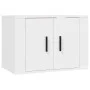 2-teiliges TV-Möbelset Sperrholz weiß von vidaXL, TV-Möbel - Ref: Foro24-3188718, Preis: 91,51 €, Rabatt: %