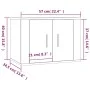 2-teiliges TV-Möbelset Sperrholz weiß von vidaXL, TV-Möbel - Ref: Foro24-3188718, Preis: 91,51 €, Rabatt: %