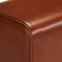 Banco potro gimnasio cuero auténtico madera mango marrón 38 cm