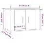 TV-Möbel-Set, 2-teilig, aus glänzend weiß lackiertem Sperrholz. von vidaXL, TV-Möbel - Ref: Foro24-3188720, Preis: 100,48 €, ...