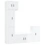 Set TV-Möbel 5 Stück Sperrholz glänzend weiß von vidaXL, TV-Möbel - Ref: Foro24-3188616, Preis: 266,97 €, Rabatt: %
