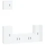 5-piece TV furniture set, plywood with glossy white finish by vidaXL, TV Furniture - Ref: Foro24-3188584, Price: 206,21 €, Di...