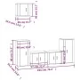 Set TV-Möbel 5 Stück Sperrholz glänzend weiß von vidaXL, TV-Möbel - Ref: Foro24-3188584, Preis: 206,21 €, Rabatt: %