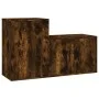 TV furniture set 2 pieces smoked oak plywood by vidaXL, TV Furniture - Ref: Foro24-3188395, Price: 76,63 €, Discount: %