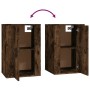 Set de muebles de TV 2 pzas madera contrachapada roble ahumado de vidaXL, Muebles TV - Ref: Foro24-3188395, Precio: 77,59 €, ...