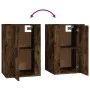 TV furniture set 2 pieces smoked oak plywood by vidaXL, TV Furniture - Ref: Foro24-3188395, Price: 76,63 €, Discount: %