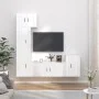 TV-Möbelset 5-teilig aus glänzend weißem Sperrholz von vidaXL, TV-Möbel - Ref: Foro24-3188624, Preis: 240,90 €, Rabatt: %