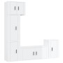 TV-Möbelset 5-teilig aus glänzend weißem Sperrholz von vidaXL, TV-Möbel - Ref: Foro24-3188624, Preis: 243,94 €, Rabatt: %