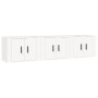 Muebles de TV de pared 3 uds blanco 57x34,5x40 cm de vidaXL, Muebles TV - Ref: Foro24-3188342, Precio: 111,36 €, Descuento: %