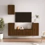 TV-Möbelset 5-teilig, braunes Eichensperrholz von vidaXL, TV-Möbel - Ref: Foro24-3188581, Preis: 214,21 €, Rabatt: %