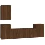 TV-Möbelset 5-tlg. Sperrholz Eiche braun von vidaXL, TV-Möbel - Ref: Foro24-3188573, Preis: 189,22 €, Rabatt: %