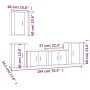 TV-Möbelset 5-tlg. Sperrholz Eiche braun von vidaXL, TV-Möbel - Ref: Foro24-3188573, Preis: 189,22 €, Rabatt: %
