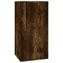 TV-Möbelset 3-teilig aus geräuchertem Eichensperrholz von vidaXL, TV-Möbel - Ref: Foro24-3188523, Preis: 133,89 €, Rabatt: %