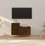 TV-Möbelset 2-teilig, braunes Eichensperrholz von vidaXL, TV-Möbel - Ref: Foro24-3188397, Preis: 80,89 €, Rabatt: %