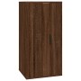 TV-Möbelset 4-teilig aus eichenbraunem Sperrholz von vidaXL, TV-Möbel - Ref: Foro24-3188557, Preis: 179,39 €, Rabatt: %
