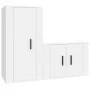 2-teiliges TV-Möbelset aus weißem Sperrholz von vidaXL, TV-Möbel - Ref: Foro24-3188454, Preis: 87,81 €, Rabatt: %