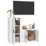 2-teiliges TV-Möbelset aus weißem Sperrholz von vidaXL, TV-Möbel - Ref: Foro24-3188454, Preis: 87,81 €, Rabatt: %
