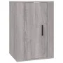 TV furniture set 4 pieces Sonoma gray plywood by vidaXL, TV Furniture - Ref: Foro24-3188548, Price: 156,83 €, Discount: %