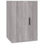 TV-Möbelset 4-teilig Sonoma graues Sperrholz von vidaXL, TV-Möbel - Ref: Foro24-3188548, Preis: 158,85 €, Rabatt: %