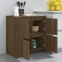Sideboards 2 Stk. Eichenholzwerkstoff braun 70x41x75 cm von vidaXL, Sideboards - Ref: Foro24-3098096, Preis: 140,29 €, Rabatt: %