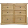 Corona range sideboard made of Mexican pine 110x43x81 cm by vidaXL, Sideboards - Ref: Foro24-243731, Price: 201,10 €, Discoun...