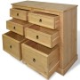 Corona range sideboard made of Mexican pine 110x43x81 cm by vidaXL, Sideboards - Ref: Foro24-243731, Price: 201,10 €, Discoun...