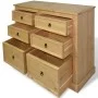Corona range sideboard made of Mexican pine 110x43x81 cm by vidaXL, Sideboards - Ref: Foro24-243731, Price: 198,32 €, Discoun...