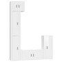 TV-Möbelset 5-teilig aus glänzend weißem Sperrholz von vidaXL, TV-Möbel - Ref: Foro24-3188800, Preis: 294,50 €, Rabatt: %