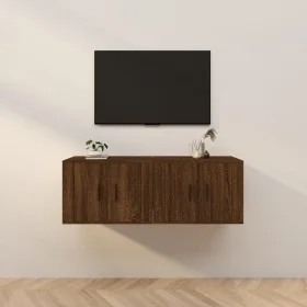 Muebles para TV de pared 2 uds roble marrón 57x34,5x40 cm de vidaXL, Muebles TV - Ref: Foro24-3188341, Precio: 79,24 €, Descu...