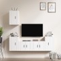 Set de muebles para TV 5 piezas madera contrachapada blanco de vidaXL, Muebles TV - Ref: Foro24-3188566, Precio: 179,98 €, De...