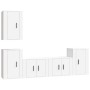 Set de muebles para TV 5 piezas madera contrachapada blanco de vidaXL, Muebles TV - Ref: Foro24-3188566, Precio: 179,98 €, De...