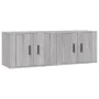 Wand-TV-Schränke 2 Stück Sonoma grau 57x34,5x40 cm von vidaXL, TV-Möbel - Ref: Foro24-3188340, Preis: 86,68 €, Rabatt: %