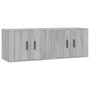 Wand-TV-Schränke 2 Stück Sonoma grau 57x34,5x40 cm von vidaXL, TV-Möbel - Ref: Foro24-3188340, Preis: 87,91 €, Rabatt: %