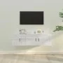 TV-Möbelset 2-teilig aus glänzend weißem Sperrholz von vidaXL, TV-Möbel - Ref: Foro24-3188424, Preis: 101,46 €, Rabatt: %
